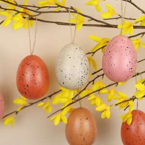 Пасхальные украшения Яйца Marbled Easter 9 см, 6 шт, подвеска Kaemingk фото 2