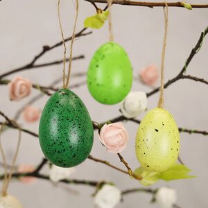 Пасхальные украшения Яйца Paschal Wonder 4-6 см, 12 шт, подвеска Kaemingk фото 2