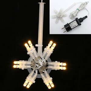 Светильник подвесной Звезда Вифлеемская 60 см белая, LED подсветка, IP44 Sigro фото 3