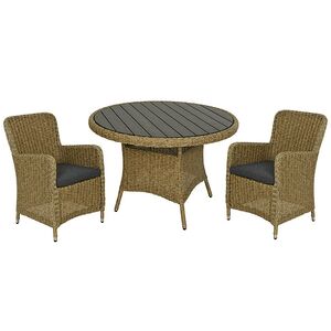 Комплект плетёной мебели Windsor Royal: 2 кресла + 1 столик Kaemingk фото 2