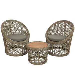 Комплект плетёной мебели Марокко: 2 кресла + 1 столик Kaemingk фото 5