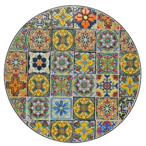 Складной стул с мозаикой Порту 94*47*39 см, металл Kaemingk фото 5