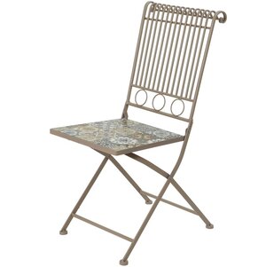 Складной стул с мозаикой Гран Тулуз 90*45*38 см, металл Kaemingk фото 4