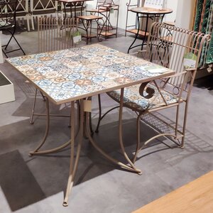 Комплект садовой мебели с мозаикой Гран Тулуз: 1 стол + 2 кресла Kaemingk фото 3