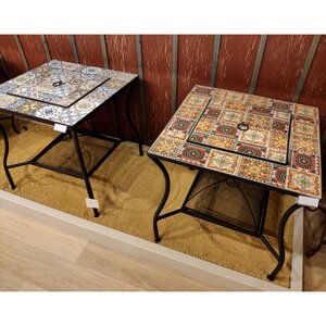 Стол для костра с мозаикой Гран Тулуз 55*55 см, металл Kaemingk фото 2