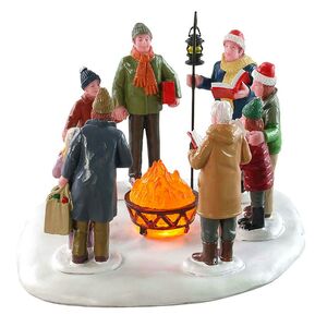 Композиция Встреча у костра 14 см, подсветка, на батарейках Lemax фото 2