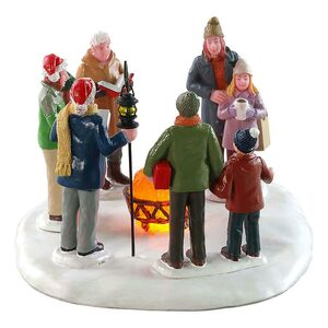 Композиция Встреча у костра 14 см, подсветка, на батарейках Lemax фото 3