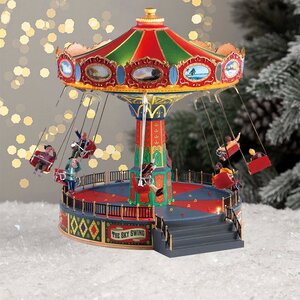 Композиция Удивительная карусель 27 см, музыка, движение, подсветка Lemax фото 1