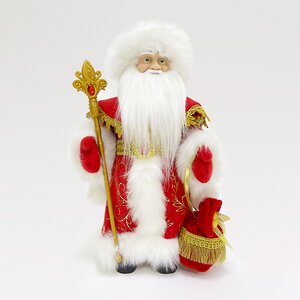 Фигура Дед Мороз - Хозяин Зимы в красной шубе 30 см Triumph Tree фото 2