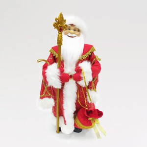 Фигура Дед Мороз - Хозяин Зимы в красной шубе 60 см Triumph Tree фото 2