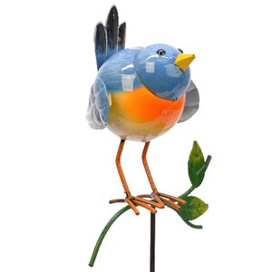 Садовый штекер Птичка Валенсии 54 см синяя Kaemingk фото 1