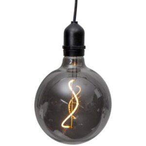 Подвесной светильник-шар McGonagall Grey 18*11 см с филаментной LED лампой, на батарейках, IP44 Star Trading фото 4