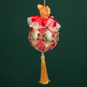 Елочная игрушка Кот Персиваль 23 см, подвеска Christmas Deluxe (Кристмас Делюкс) фото 6