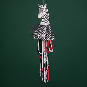 Елочная игрушка Зебра Филберт 36 см, подвеска Christmas Deluxe фото 2