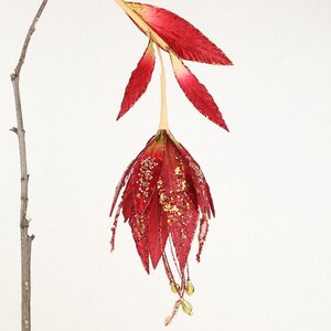 Искусственный цветок Strelizia Reale 20 см, клипса Christmas Deluxe фото 1