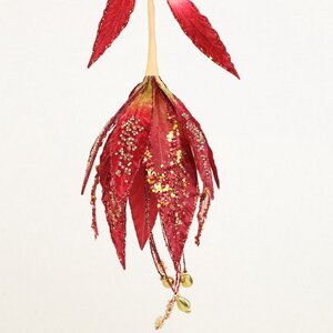 Искусственный цветок Strelizia Reale 20 см, клипса Christmas Deluxe фото 2