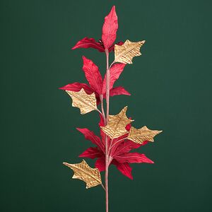 Пуансеттия на стебле Annese Marsala 72 см Christmas Deluxe фото 7