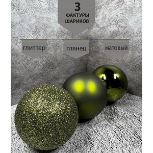 Набор стеклянных шаров Blanchett - Olivia Chic 5-7 см, 26 шт Christmas Deluxe (Кристмас Делюкс) фото 5