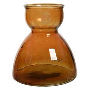 Стеклянная ваза Amber 23 см Kaemingk фото 2