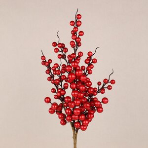 Декоративная ветка с ягодами Берримор 55 см Christmas Deluxe фото 1