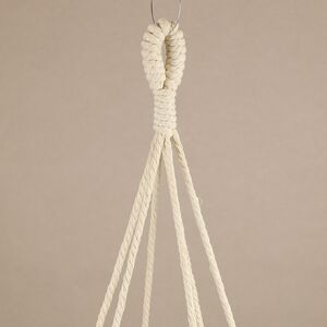 Макраме подвес для кашпо Catania Ivory 20 см Kaemingk фото 2