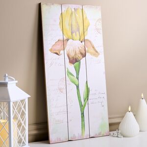 Деревянное панно Прованс - Цветущий Ирис 60*30 см Kaemingk (Кейминг) фото 6