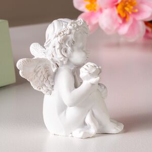 Декоративная фигурка Ангелочек Натаниэль с розой 7 см Breitner фото 2