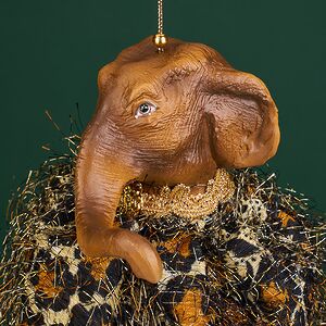 Елочная игрушка Королевский Слон Бруно 36 см Christmas Deluxe фото 6