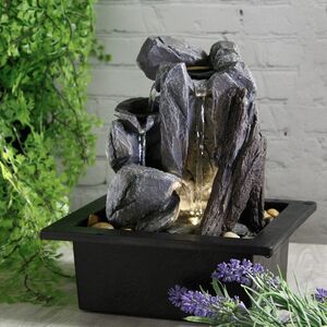 Настольный фонтан Корфос 24 см с LED подсветкой Kaemingk фото 4