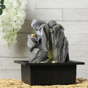 Настольный фонтан Корфос 24 см с LED подсветкой Kaemingk фото 3