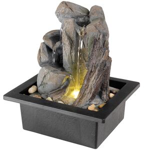 Настольный фонтан Корфос 24 см с LED подсветкой Kaemingk фото 5