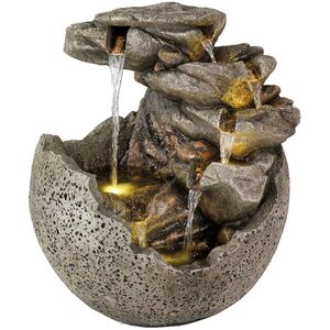 Декоративный фонтан Рейнфолл 60 см с LED подсветкой Winter Deco фото 5