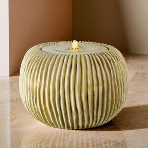 Декоративный фонтан шар Ritteri 56 см кремовый, с LED подсветкой Kaemingk фото 2