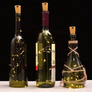 Гирлянда для бутылки Пробка Art Style, 8 теплых белых LED ламп, батарейки, IP20 Kaemingk (Кейминг) фото 4