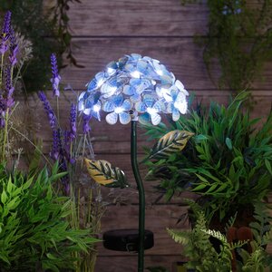 Садовый солнечный светильник Solar Flower Blue 54*16 см, IP44