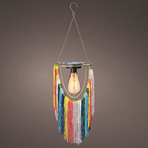 Подвесной светильник на солнечной батарее Solar Boho - Multicolor 38 см, IP44 Kaemingk фото 5