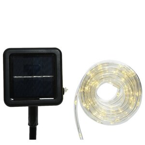 Светодиодный дюралайт на солнечной батарее Lumineo Solar 4.95 м, 100 теплых белых LED ламп, контроллер, IP44 Kaemingk фото 3