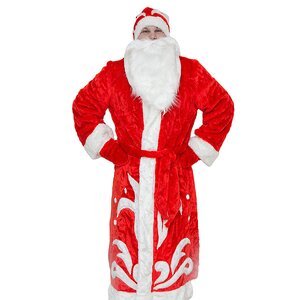 Взрослый карнавальный костюм Дед Мороз, 52-54 размер Бока С фото 1