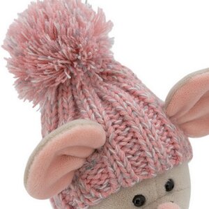 Мягкая игрушка Мышка Мася 20 см в розовом шарфе и шапочке Orange Toys фото 5