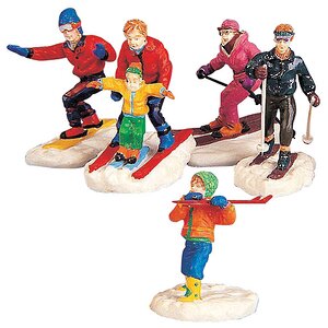 Набор фигурок Лыжники, 6 см Lemax фото 1