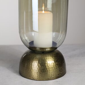 Стеклянный подсвечник Lampe Vintage 31 см, для классической свечи Kaemingk фото 2