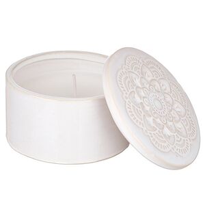 Ароматическая свеча Cotton Rocher 10 см, в фарфоровом стакане Koopman фото 2