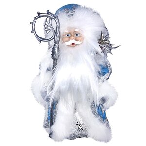 Музыкальный Дед Мороз в голубом кафтане 30 см, батарейки Новогодняя Сказка фото 1