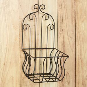 Подвесное кашпо - корзина Шамбери 32*16 см, металл Boltze фото 2