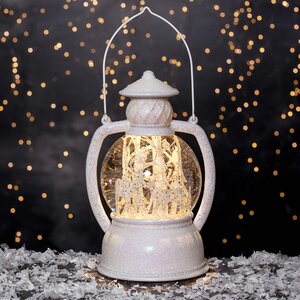 Новогодний светильник Снежный Лес 20 см на батарейках Star Trading фото 1