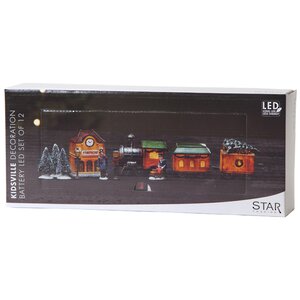 Светящаяся композиция на батарейках Готовимся к Рождеству, 11 предметов Star Trading фото 3