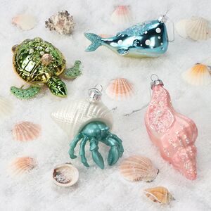 Елочная игрушка Краб - Emeraldo Wandere 10 см стекло Winter Deco фото 4