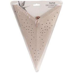 Подвесная звезда из бумаги Инес 60 см золотистая Koopman фото 2