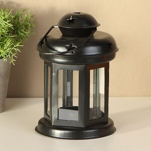 Подсвечник фонарь Severo 15 см черный Koopman фото 2