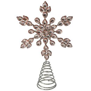 Верхушка на елку Снежинка Вискарди 26 см Koopman фото 1